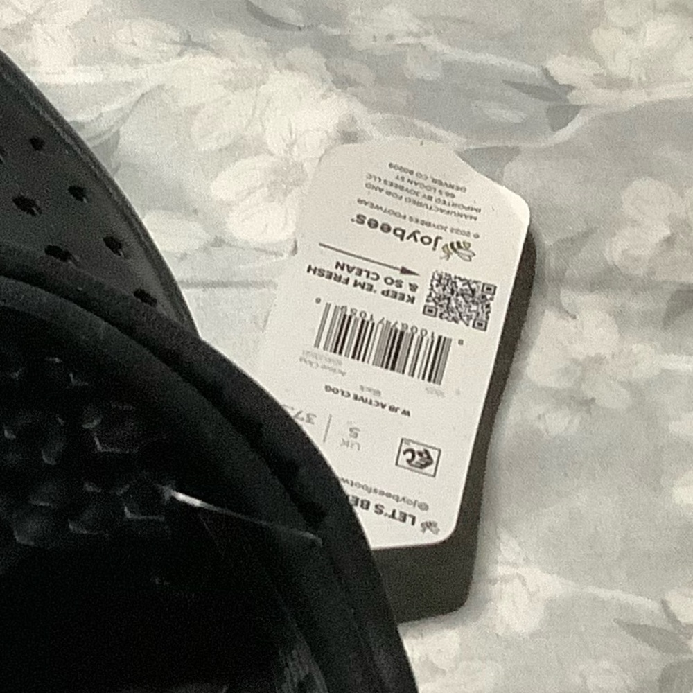Black Ventilated Slip-On Clogs - Picture 4 of 5